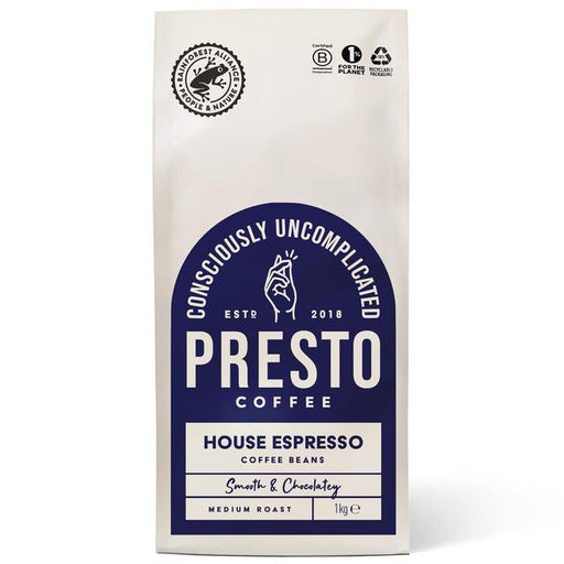 Presto House Espresso Speciality Coffee Beans 1kg Botiga