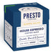 Presto House Espresso Coffee Bags 80g Botiga