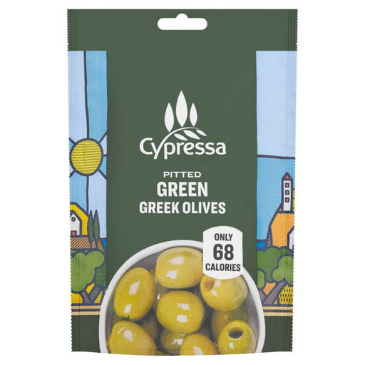 Cypressa Green Pitted Greek Olives 50g Botiga