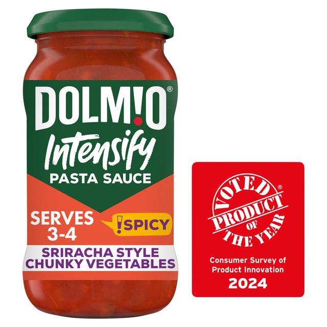 Dolmio Intensify Spicy Sriracha Style Chunky Vegetables 400g Botiga