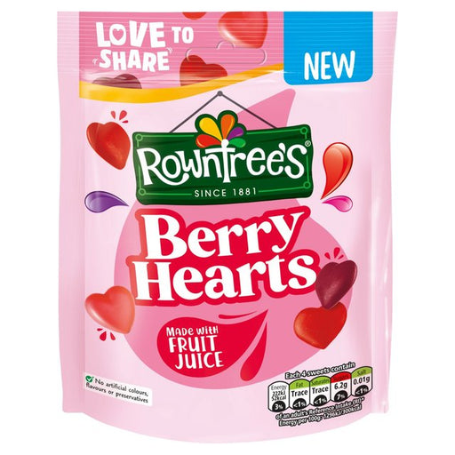 Rowntree's Berry Hearts 115g Botiga