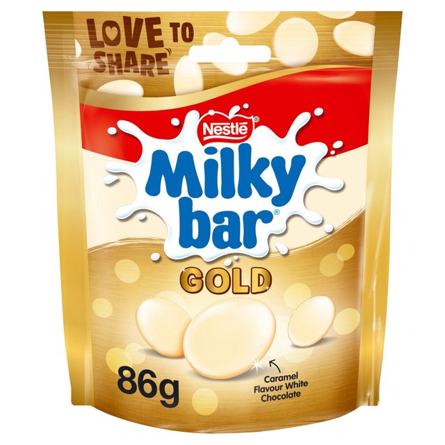 Milkybar Buttons Gold Pouch 86g Botiga