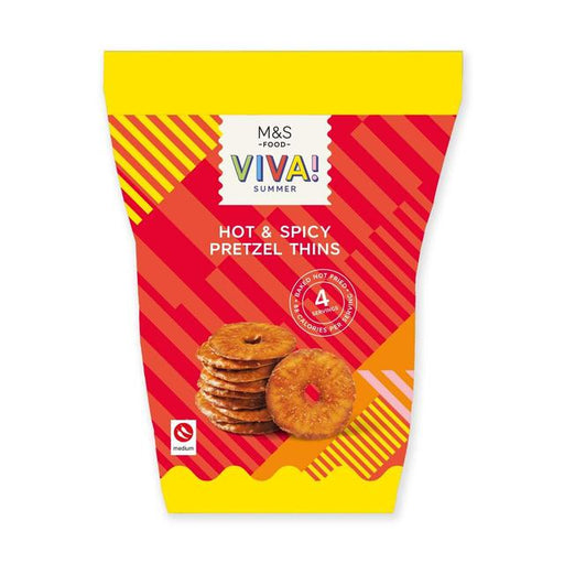 M&S Hot & Spicy Pretzel Thins 80g Botiga