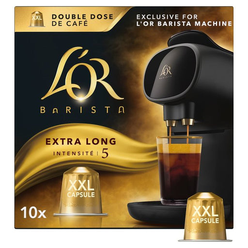 L'OR BARISTA Extra Long XXL Coffee Pods Intensity 5 10 per pack Botiga