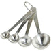 M&S Set of 4 Stainless Steel Measuring Spoons, Silver 4 per pack Botiga