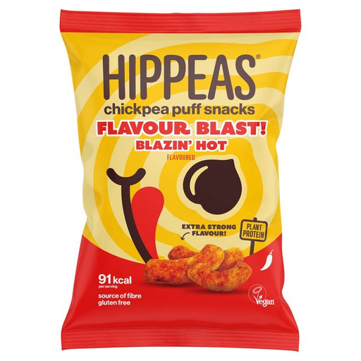 Hippeas Flavour Blast Blazin' Hot Chickpea Puffs 22g Botiga