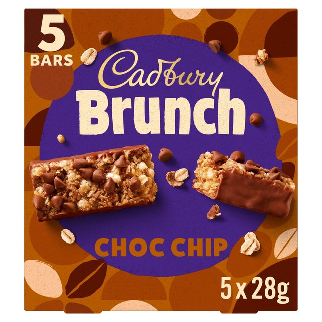 Cadbury Brunch Bar Choc Chip 5 x 28g Botiga