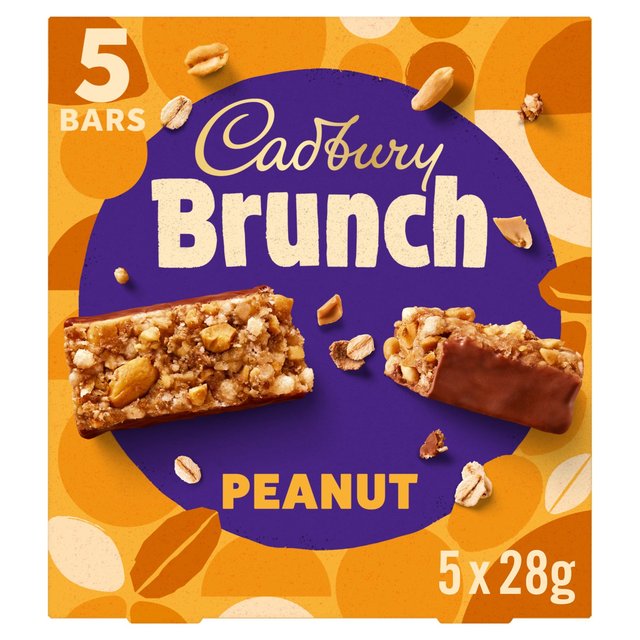 Cadbury Brunch Bar Peanut 5 x 28g Botiga