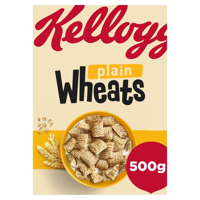 Kellogg's Wheats Plain Breakfast Cereal 500g Botiga