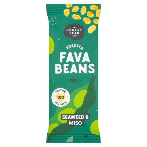 Honest Bean Roasted Fava Beans  Seaweed & Miso 40g Botiga