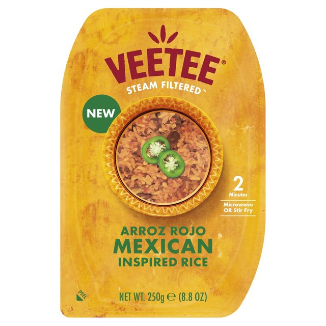 Veetee Mexican Arroz Rojo Rice 250g 250g Botiga