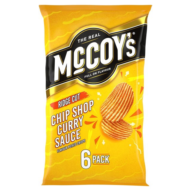 McCoy's Chip Shop Curry 6 per pack Botiga