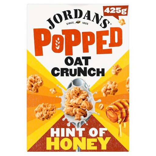 Jordans Popped Oat Crunch Hint of Honey Breakfast Cereal 425g Botiga