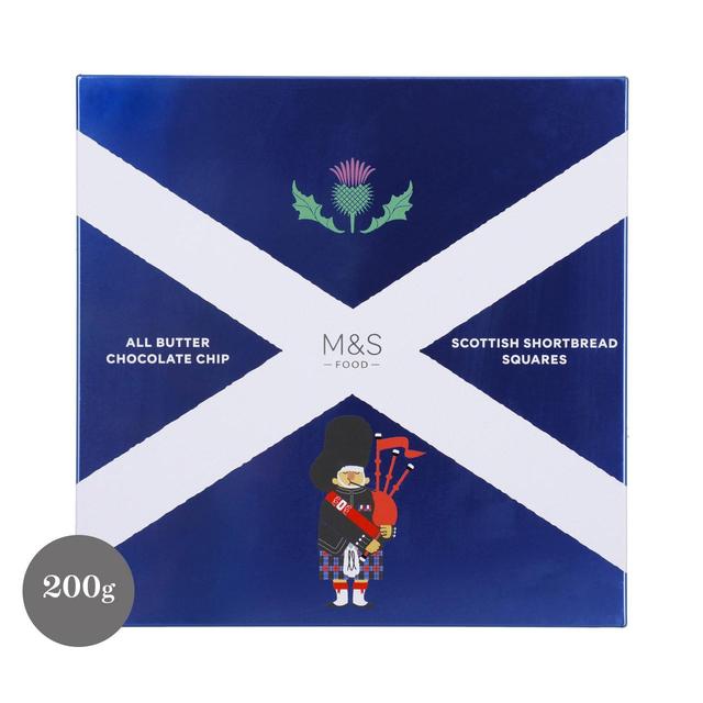 M&S All Butter Dark Chocolate Chip Shortbread 200g Botiga