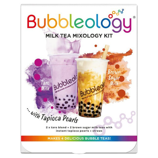 Bubbleology Milk Bubble Tea Mixology Kit with Tapioca Pearls 320g Botiga