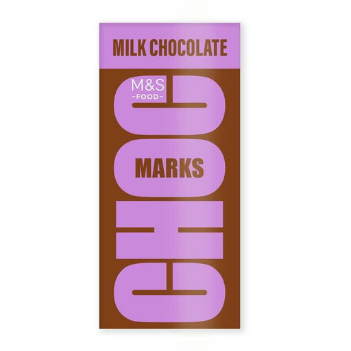 M&S Choc Marks Milk Chocolate Bar 180g Botiga