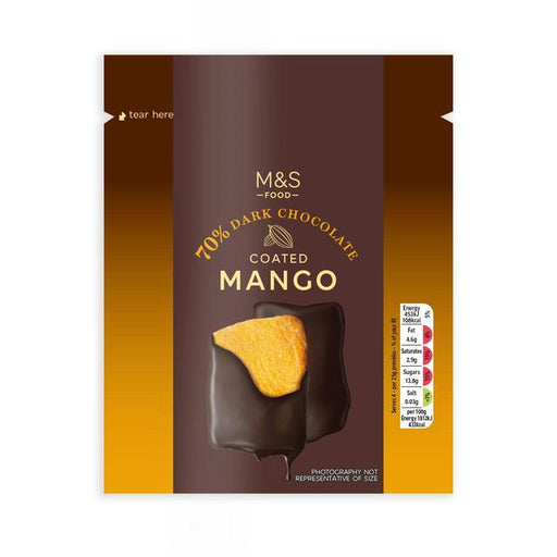 M&S 70% Dark Chocolate Mango 100g Botiga