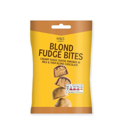 M&S Blond Fudge Bites 128g Botiga