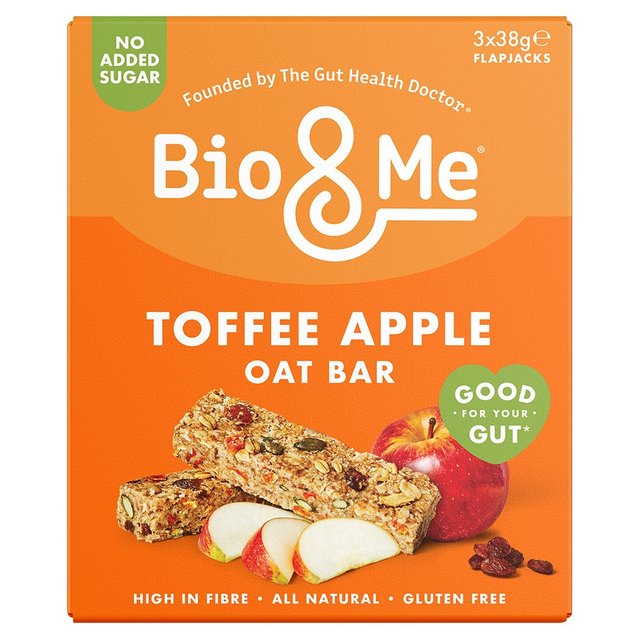 Bio&Me Toffee Apple Oat Bars 3 x 38g Botiga