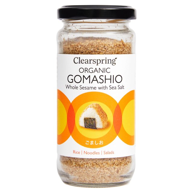 Clearspring Organic Gomashio Whole Sesame with Sea Salt 100g Botiga