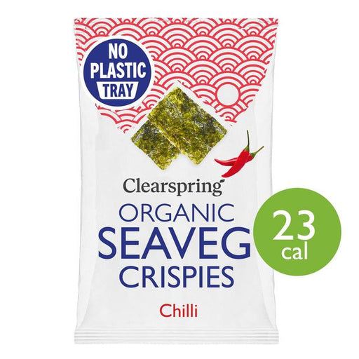 Clearspring Organic Seaveg Crispies Chilli 4g Botiga