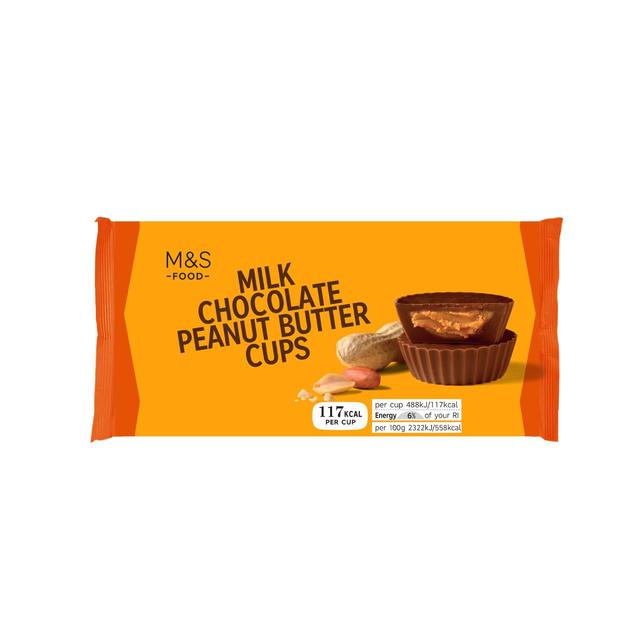 M&S Milk Chocolate Peanut Butter Cups 42g Botiga