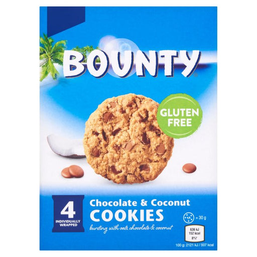 Bounty Gluten Free Chocolate & Coconut Cookies 120g Botiga