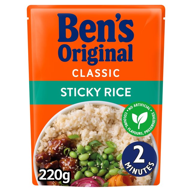 Bens Original Sticky Rice Microwave Rice 220g Botiga