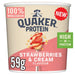 Quaker Oat So Simple Protein Porridge Strawberries and Cream Cereal Pot 59g Botiga