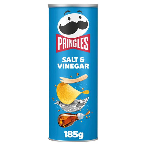 Pringles Salt & Vinegar Sharing Crisps 185g Botiga