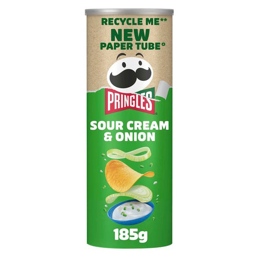 Pringles Sour Cream & Onion Sharing Crisps 185g Botiga