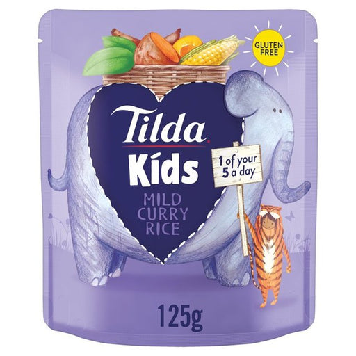 Tilda Kids Mild Curry Rice 125g Botiga