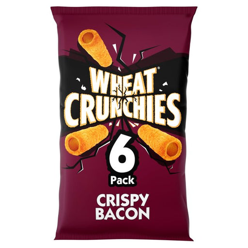 Wheat Crunchies Bacon Multipack Crisps 6 per pack Botiga