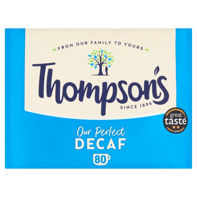 Thompsons Punjana Decaffeinated Tea Bags 80 per pack Botiga