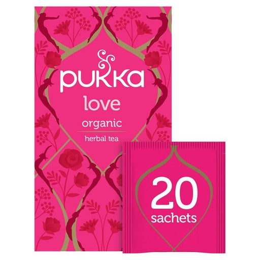 Pukka Tea Organic Love Tea Bags 20 per pack Botiga