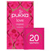 Pukka Tea Organic Love Tea Bags 20 per pack Botiga