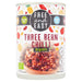 Free & Easy Organic Three Bean Chilli 400g Botiga