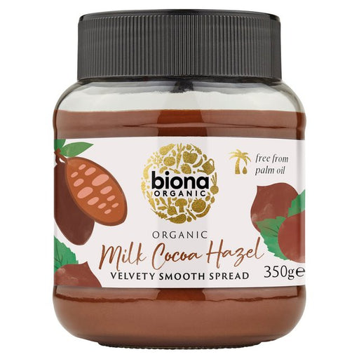 Biona Organic Milk Chocolate Hazelnut Spread 350g Botiga