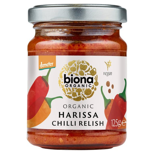 Biona Organic Harissa Chilli Relish 125g Botiga