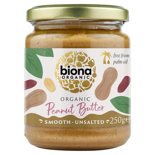 Biona Organic Peanut Butter Smooth (free from Palm Fat) 250g Botiga