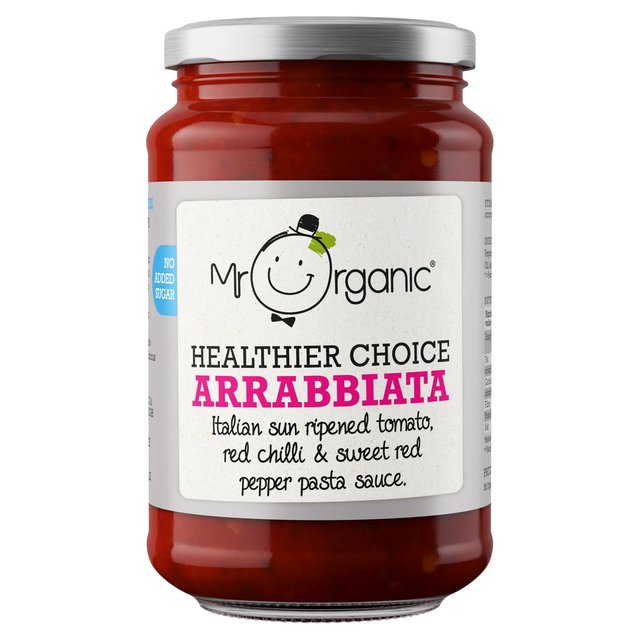 Mr Organic Arrabbiata Pasta Sauce - Healthier Choice 350g Botiga