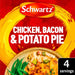 Schwartz Chicken Bacon & Potato Pie 35g Botiga
