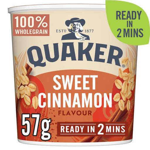 Quaker Oat So Simple Sweet Cinnamon Porridge Cereal Pot 57g Botiga