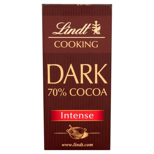 Lindt 70% Dark Cooking Chocolate Bar 200g Botiga