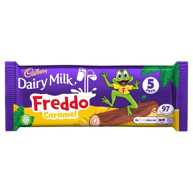 Cadbury Freddo Caramel Chocolate Bar Multipack 5 x 19.5g Botiga