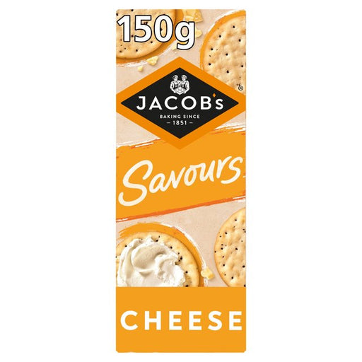 Jacob's Savours Cheese Crackers 150g Botiga
