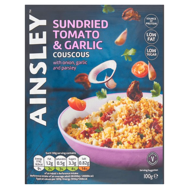 Ainsley Harriott Sundried Tomato & Garlic Cous Cous 100g Botiga