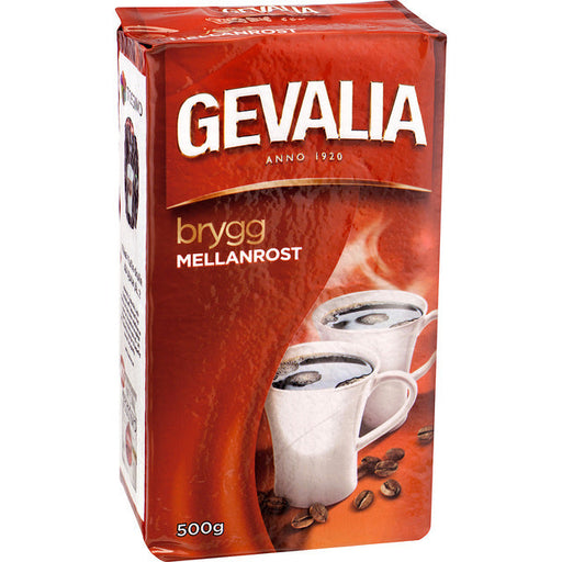 Gevalia Kaffe Mellanrost Medium Roast Ground Filter Coffee 450g Botiga