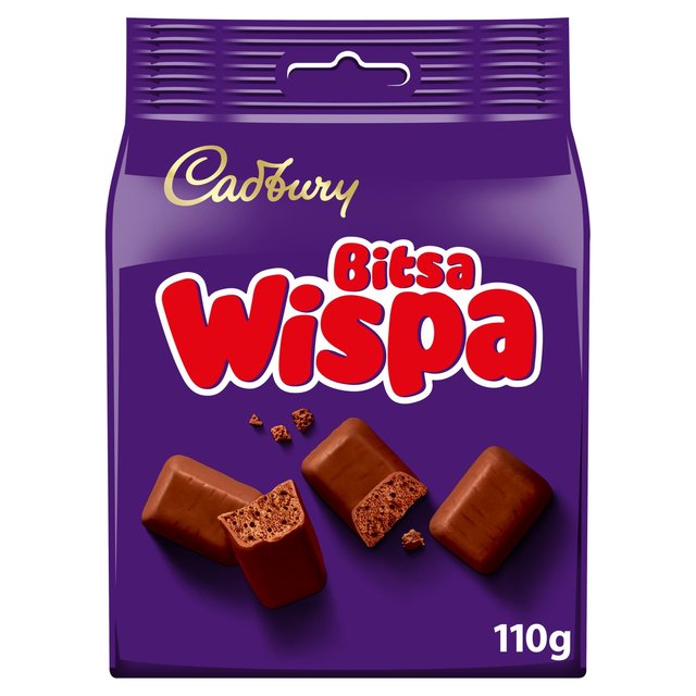 Cadbury Bitsa Wispa Chocolate Bag 110g Botiga