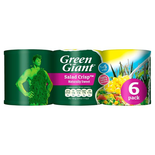 Green Giant Salad Crisp Sweetcorn 6 x 160g Botiga